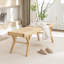 Banc en bois massif et canne Brylynn-1744925504