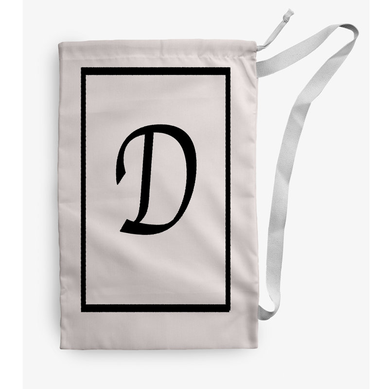 Fabric Laundry Bag with Handles, Medium (36" H x 28" W), Ivory