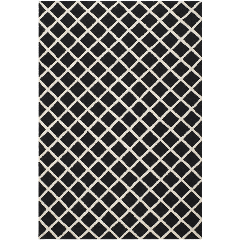 Sandhurst Geometric Wool Hand Woven Area Rug, Rectangle 122 x 183 cm