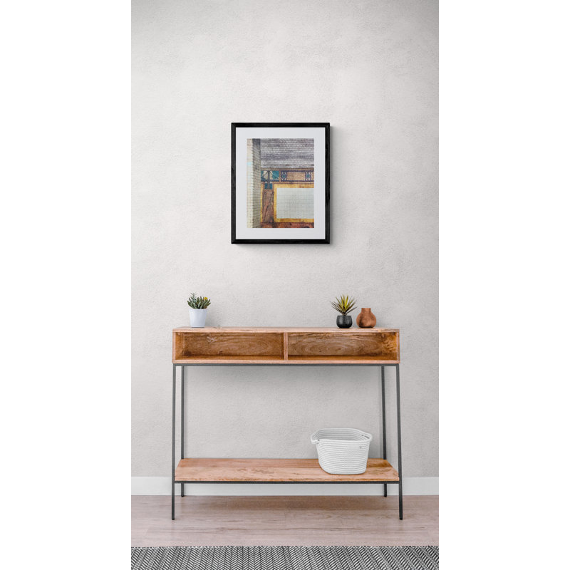 Subway 3 Print by Marilyn Henrion, Black Framed Paper, 20" H x 16" W