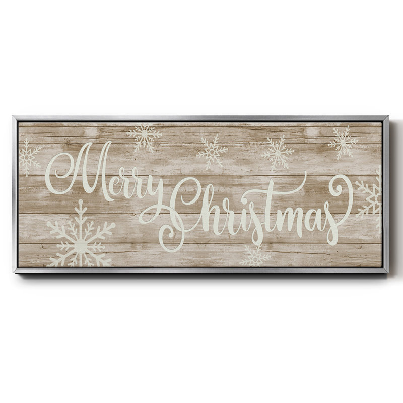 Merry Christmas- Framed Canvas