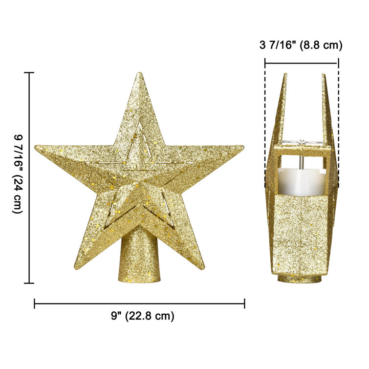 The Holiday Aisle® Metal Astrology & Stars Tree Topper