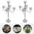 33.8'' H Metal Tabletop Candelabra-2136888710