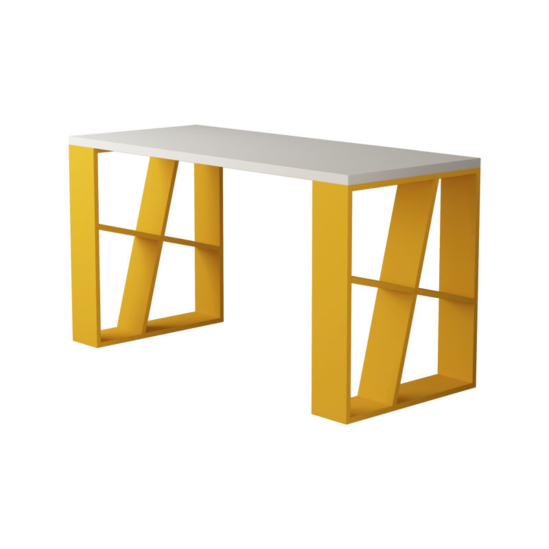Miranda Modern Multifunctional Desk, Mustard