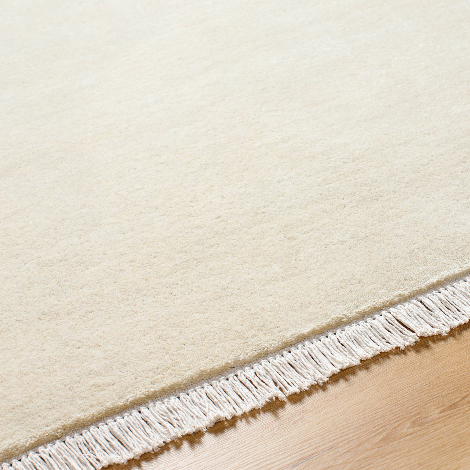 Clio Hand-Loomed Gray Wool Rug, Runner 2'6" x 8'