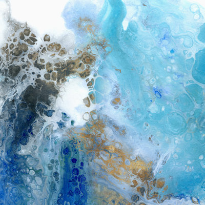 Blue Surf I by Wendy Kroeker - Wrapped Canvas Print
