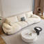 Canapé modulaire en polyester blanc crème-901233207-901233204