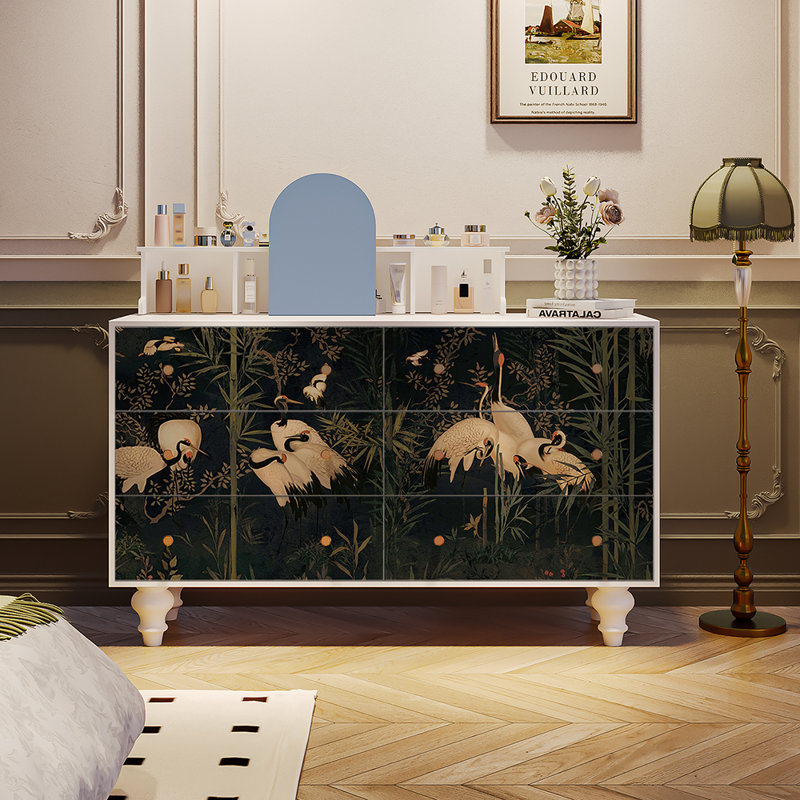 53in Six-drawer Sideboard Cabinet