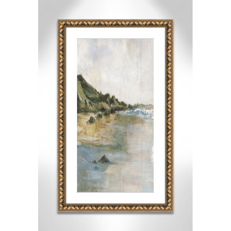 Impression «Tide’s Edge» par Casa Fine Arts, H 30 po x l 18 po x P 1,125 po, Reproduction encadrée avec passe-partout