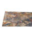 Tapis bleu et multicolore de haute qualité noué à la main