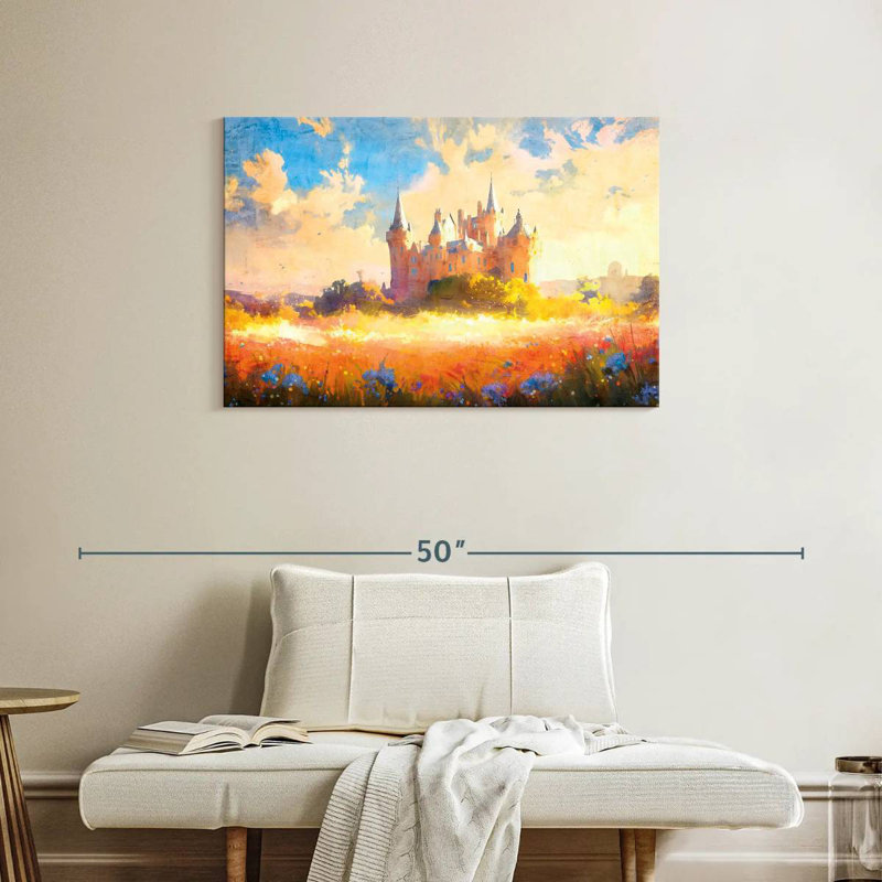 Ashelle Dreamy Castle Blooms, H 24 po x l 36 po