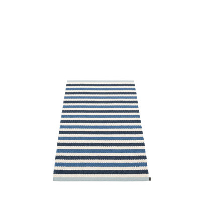 Tapis TEO denim / bleu foncé / vanille 2,25 x 8 pi