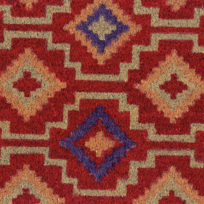 Paillasson Yaneira Lhasa Kilim, 18" x 30" - Non-Slip