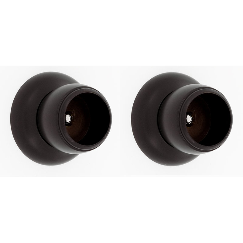 Support de tringle de douche, Bronze
