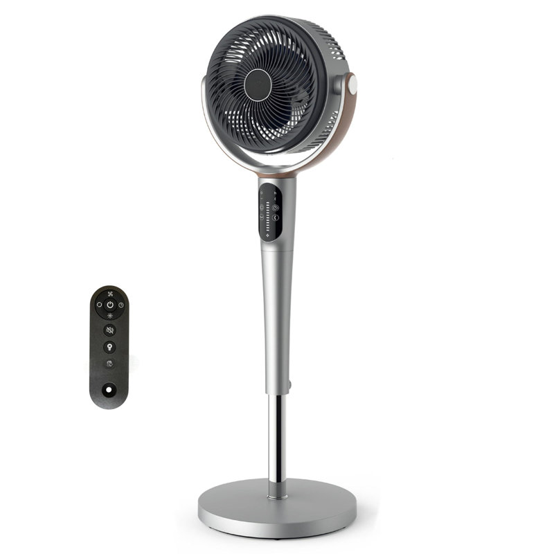 Chengdu Menghejia Technology Co., Ltd. 110cm Retro Floor Fan Fan with Remote Included