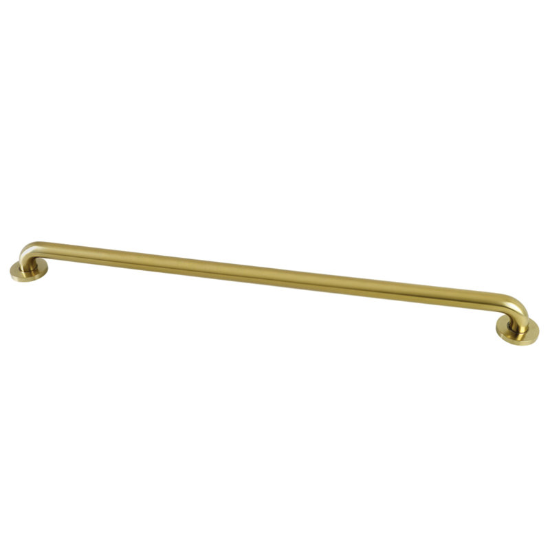 Barre d'appui de 1-1 / 4 po Kingston Brass Meridian, H 2,81 po x L 38,81 po, Laiton brossé