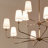 12 - Light Steel Dimmable Tiered Chandelier-1937749207