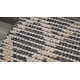 Textured Diamond Blue/Ivory Handwoven Cotton Rug