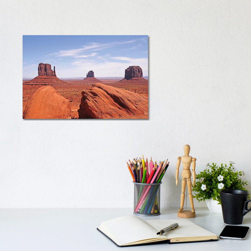 Monument Valley by Brian Wolf - Wrapped Canvas Print, 20.32 cm H x 30.48 cm W