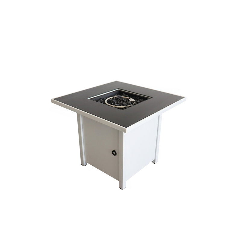 Table de foyer en acier au propane / gaz naturel de 30 pouces