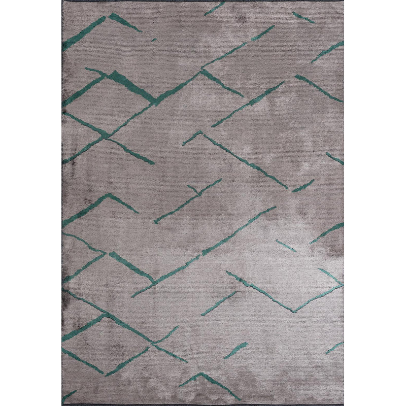 Rapture Abstract Area Rug, Rectangle 6'7" x 9'10"