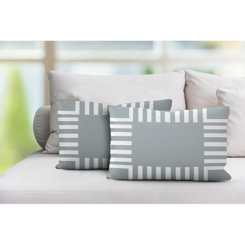  Coussin décoratif intérieur / extérieur sans ajout décoratif, Gris