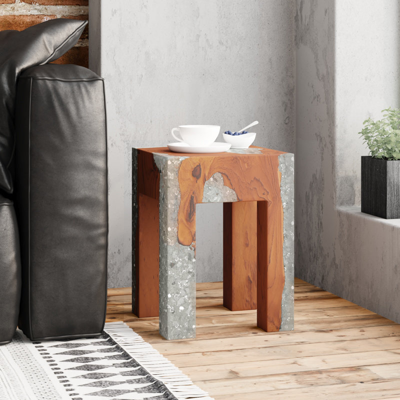 Naturita Solid Wood Accent Stool