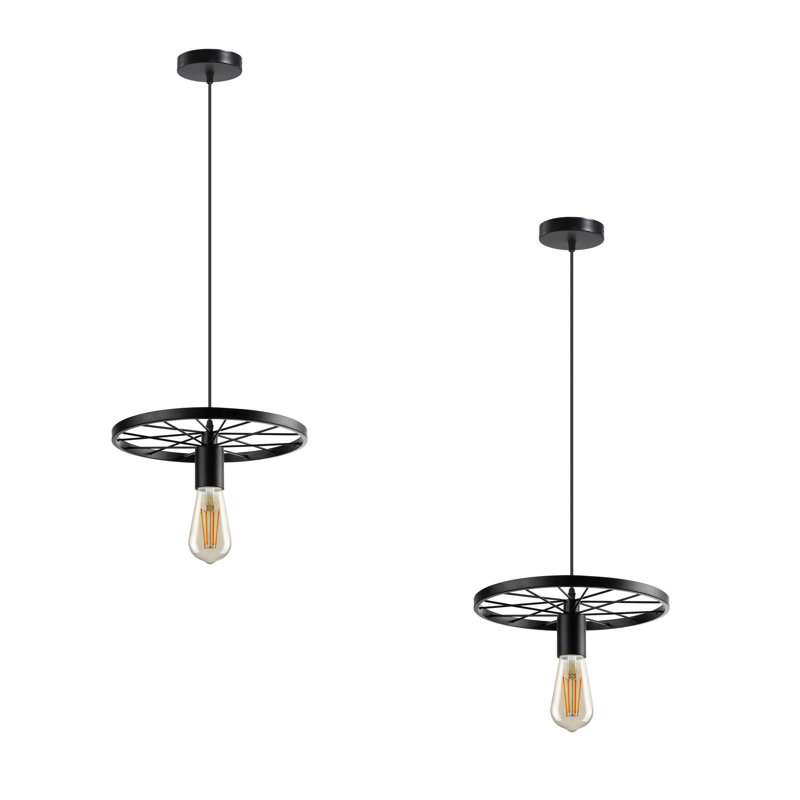 Iljan 1 - Light Black LED Single Pendant, Yes