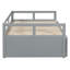 Lit de jour extensible avec couchette-276698121