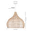 Luminaire suspendu à 1 lumière Braegyn-1376102030