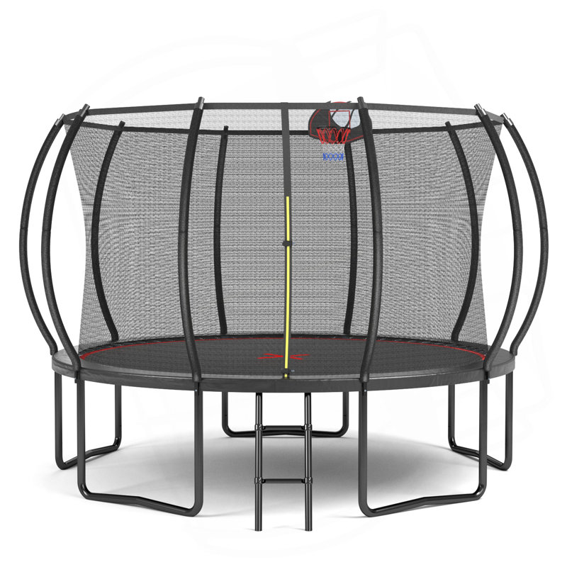 12FT trampoline Pumpkin- ladder