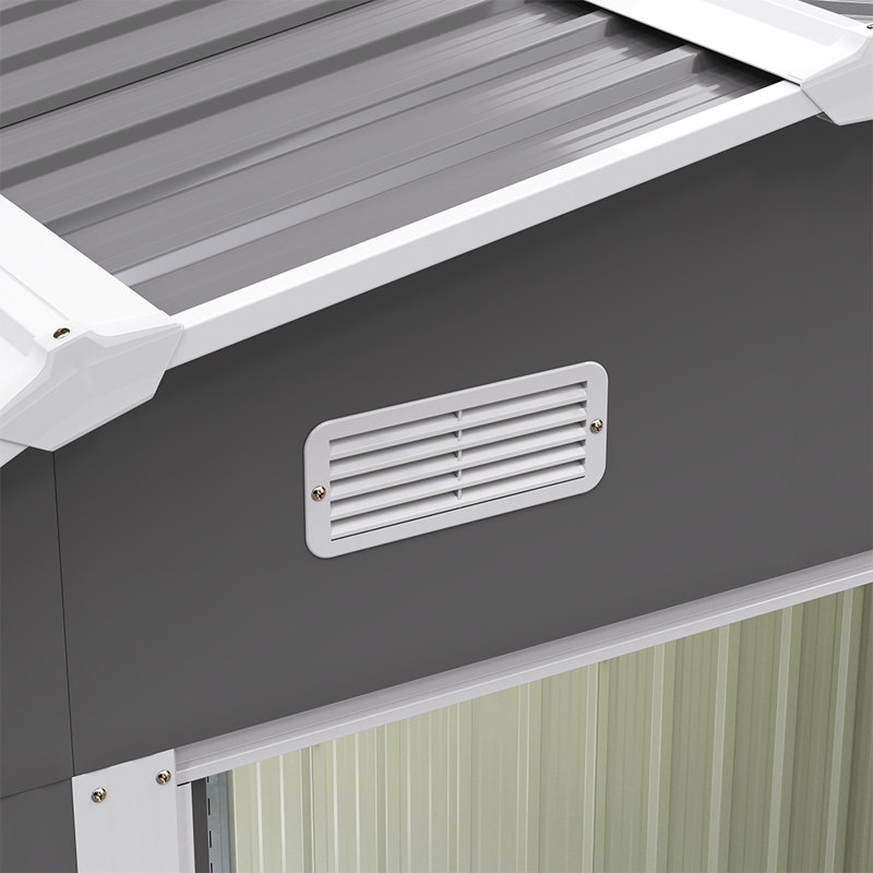 Grey Garden Storage Shed