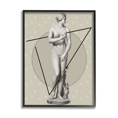 Bb-449-Statue classique encadrée sur bois, encadrée sur bois par Regina Moore
