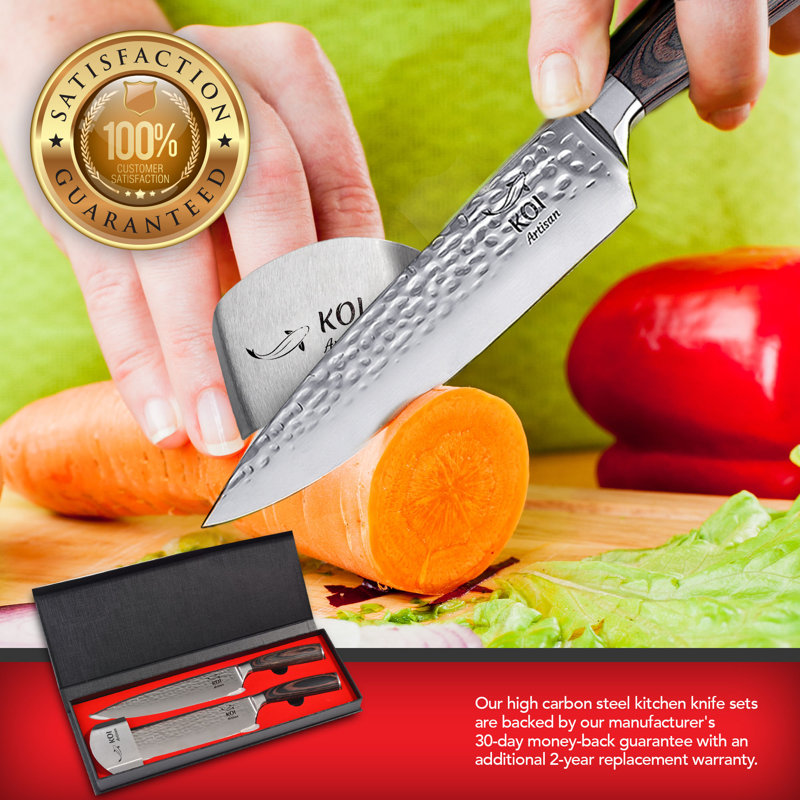KOI Artisan 2 Piece Stainless Steel Assorted Knife Set