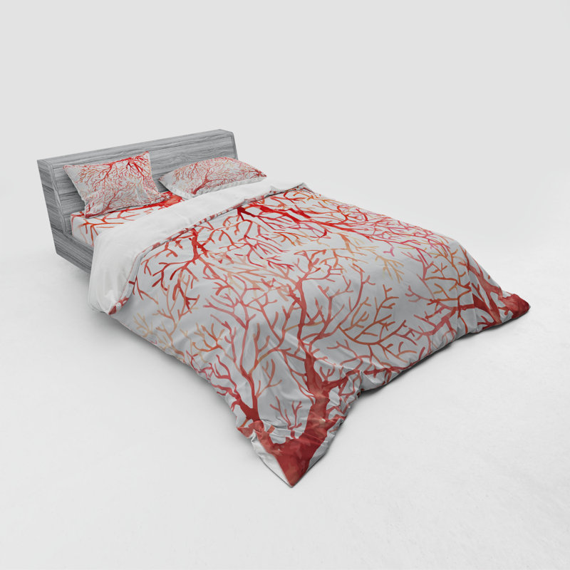 Rustic Polyester Duvet Cover, Queen Duvet Cover + 3 Additional Pieces