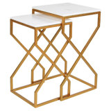 Istanbul Stone Nesting End Table