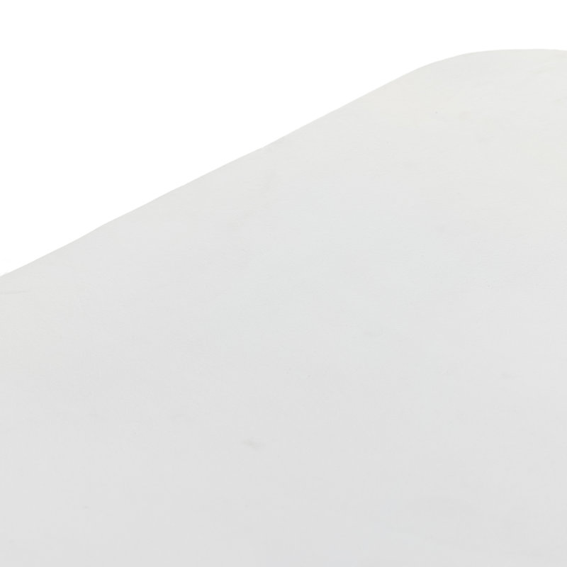Basil Outdoor Square Side Table, Matte White