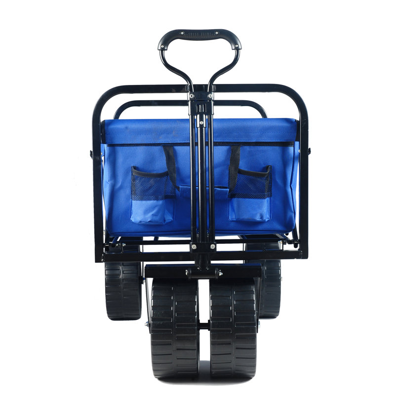 Chariot de plage pliant Wagon Garden (rouge), H 42,1 po x l 38,1 po x P 19,7 po
