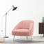 Hrayr Velvet Barrel Chair-1486015764