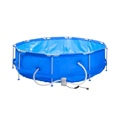 Charleah Giant Round Framed Inflatable Pool