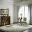 Tapis traditionnel bleu noué à la main-122808685