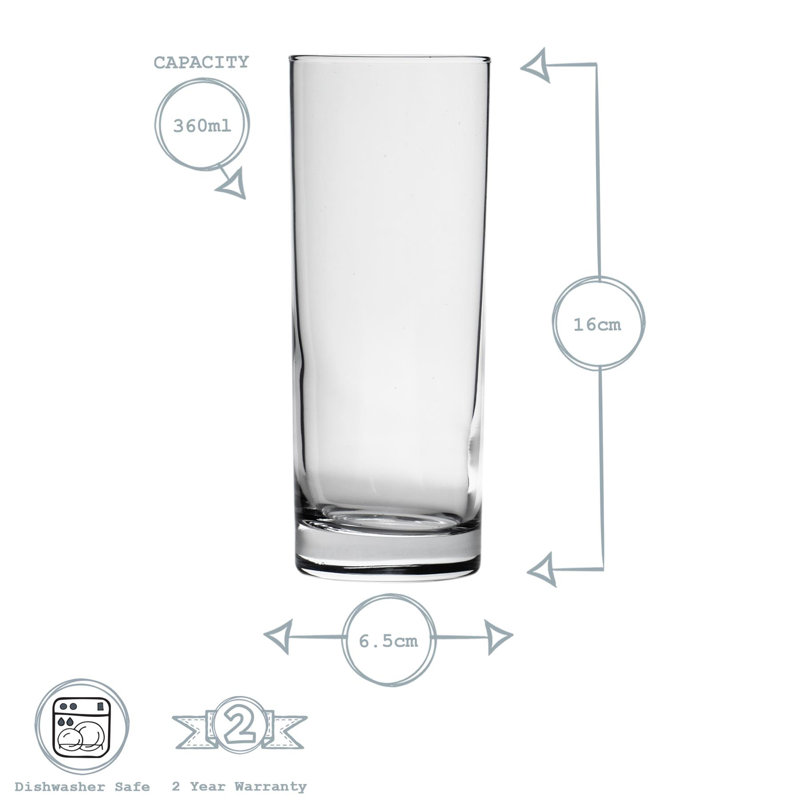 Argon Tableware - Classic Highball Glasses