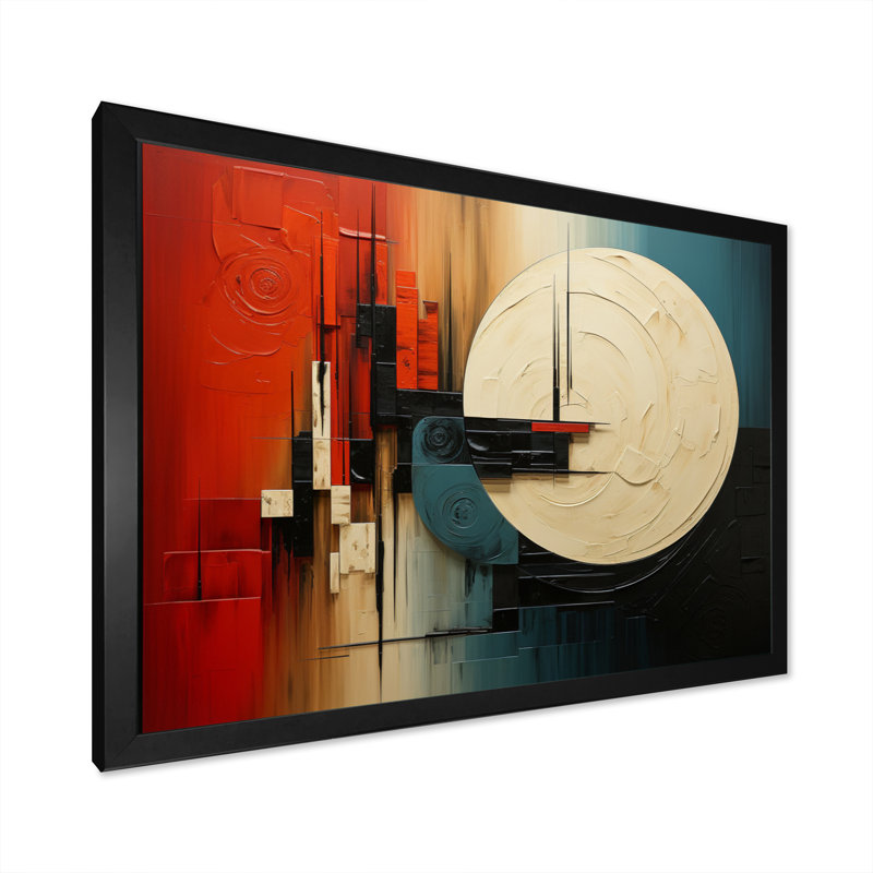 Asian Art Harmonious Balance I, reproduction d'art sur toile, H 30 po x l 40 po x P 1,5 po, Cadre photo noir