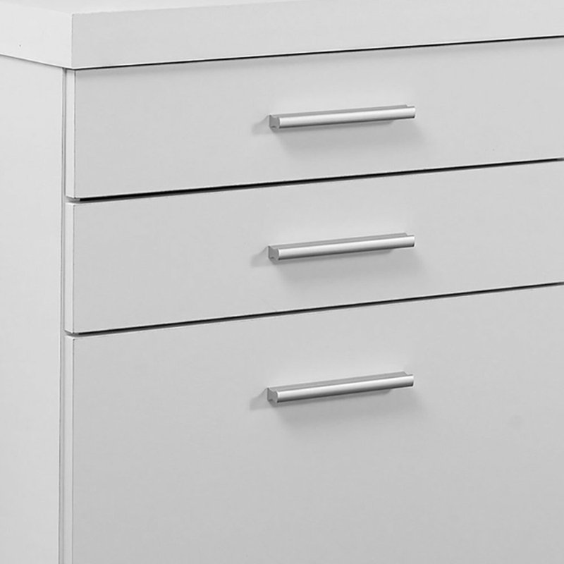 17.75'' Wide 3 -Drawer Mobile File Cabinet