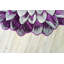 Tapis rond à motif floral mauve-733239527