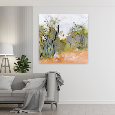 Fire Trail To Hanging Rock Abstract Contemporary Landscape Nature Art