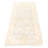 One-of-a-Kind 2'7" X 5'11" New Age Runner Wool Area Rug in Cream