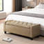 Faux Leather Upholstered Storage Bench-531835488