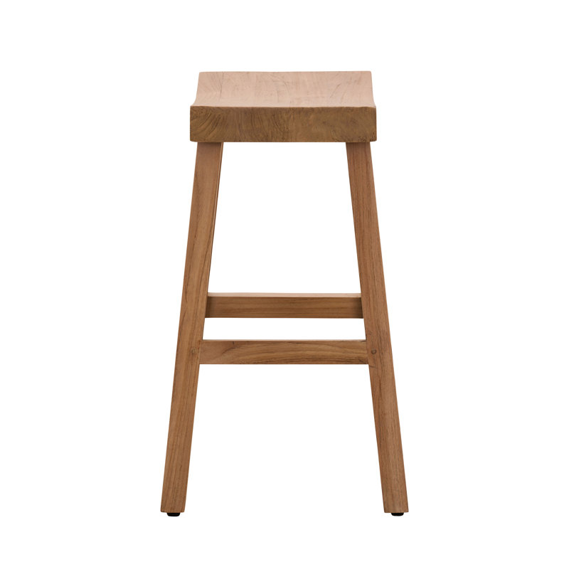 Jolet Charles Teak Counter Stool - Natural