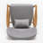 [Video Provided] CLUB CHAIR, Wood Frame Club Chair,